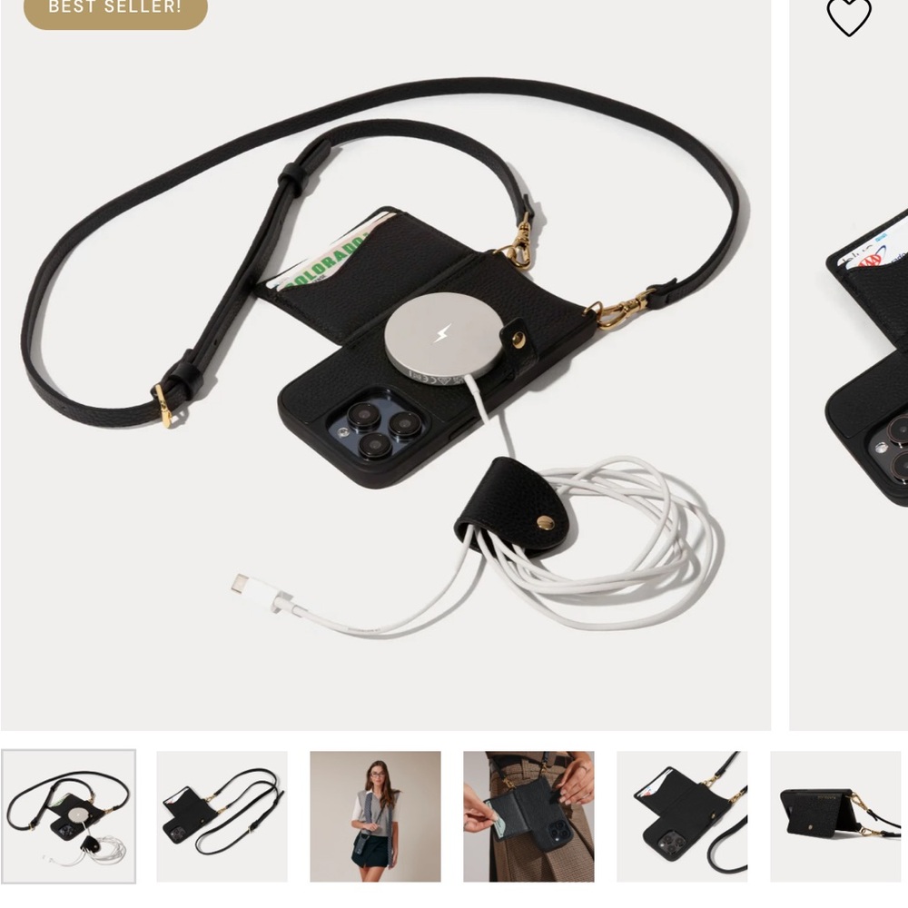 Bandolier phone wallet